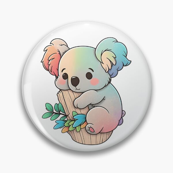 Artikelvorschau, Bunter süßer Koala, entzückender Koala, Koala-Liebhaber entworfen und verkauft von AHthatIsNice.