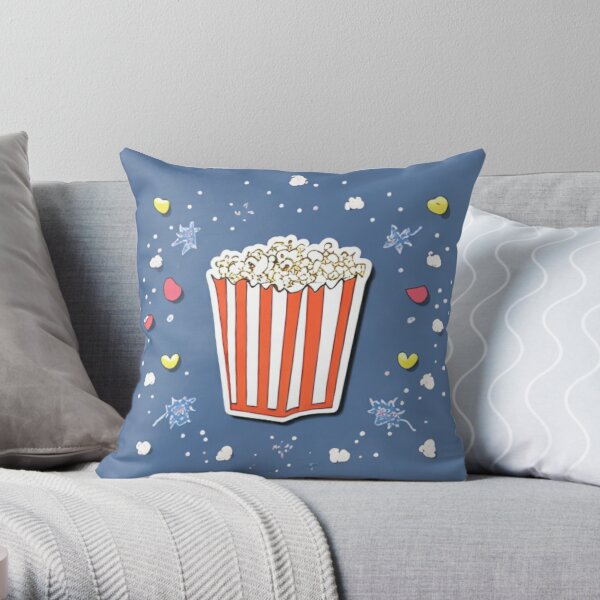 Popcorn Throw Pillow By All About Vibe