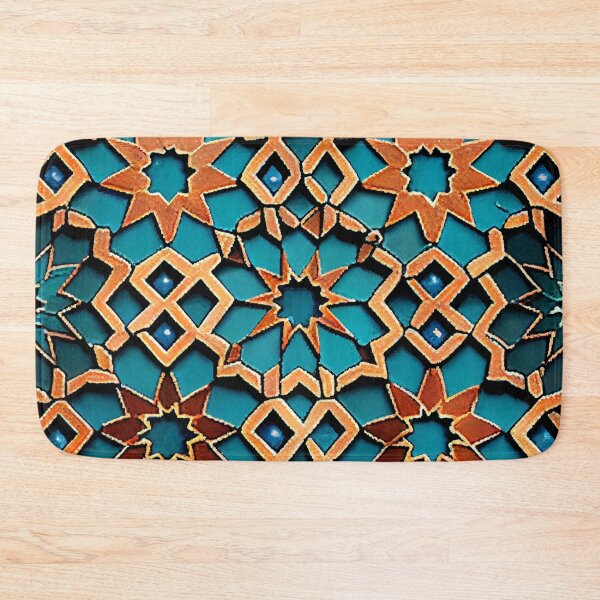 Item preview, Ancient Moroccan Pattern Digital Painting designed and sold by CodeAndColors.