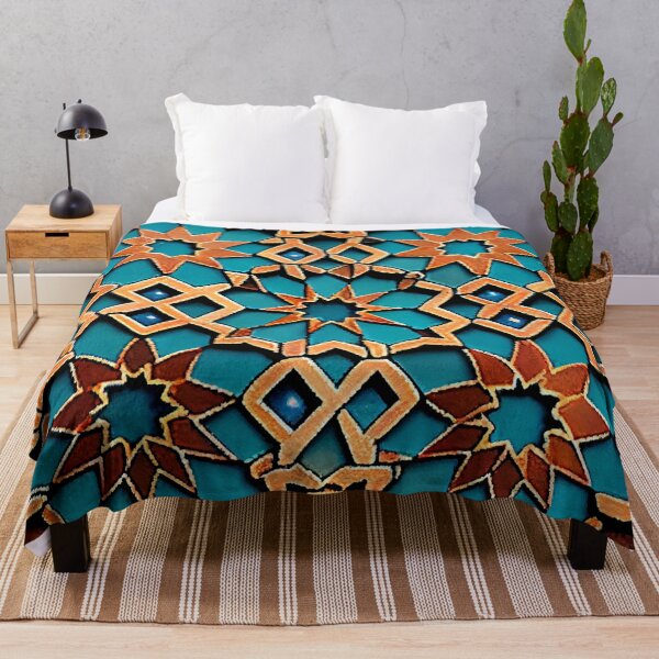 Item preview, Ancient Moroccan Pattern Digital Painting designed and sold by CodeAndColors.