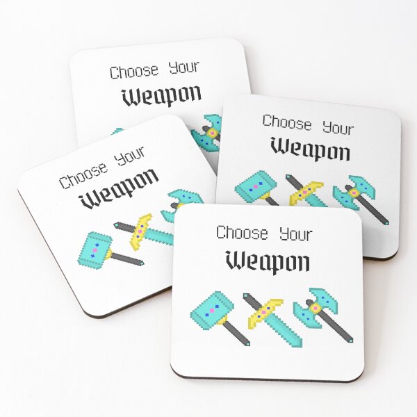 Item preview, Choose your Weapon Pixel Gamer designed and sold by GamesR4Girls.
