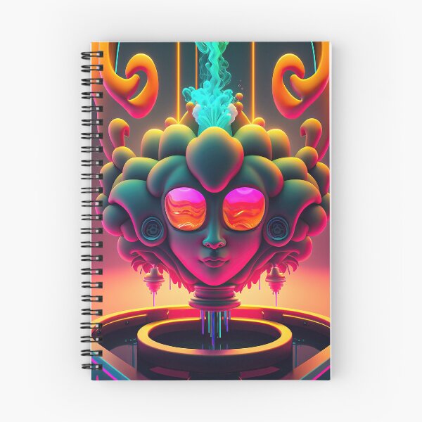 Item preview, Supermind Version M -  Incredible Psychedelic Abstract Vision of Transhumanist Future - very high resolution  - Original Artwork designed and sold by CloudofKnowing.