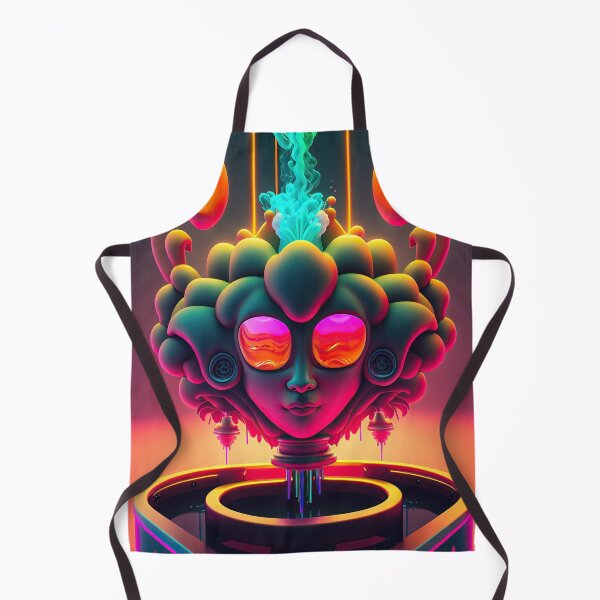 Item preview, Supermind Version M -  Incredible Psychedelic Abstract Vision of Transhumanist Future - very high resolution  - Original Artwork designed and sold by CloudofKnowing.