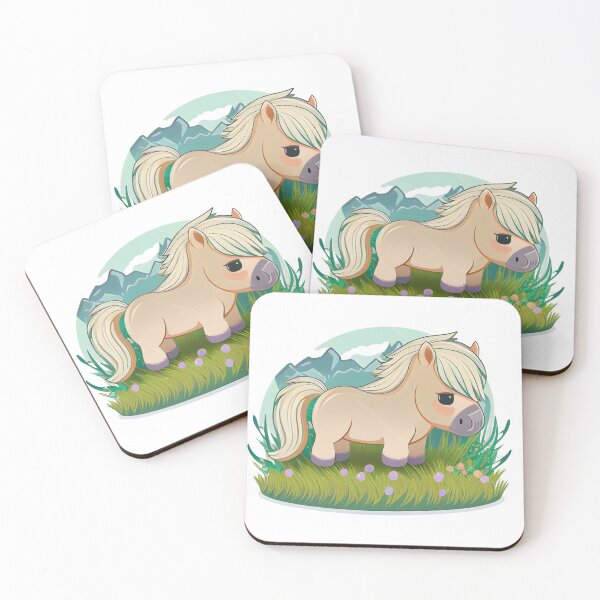 Item preview, Cartoon Norwegian Fjord Horse - Horses 4 designed and sold by MLArtifex.