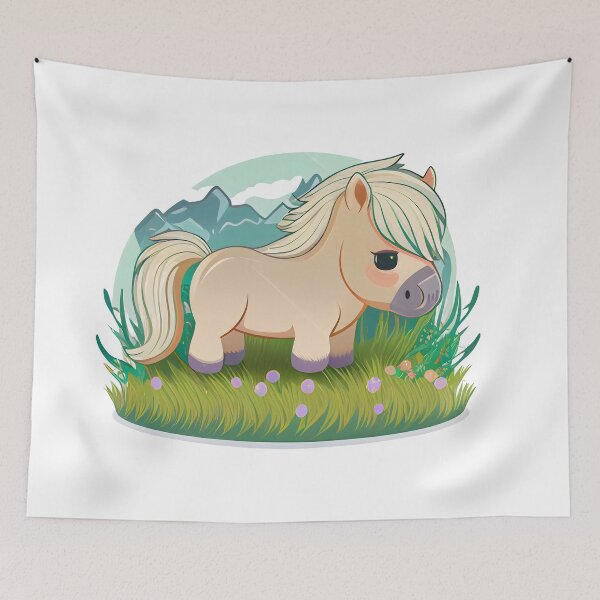 Item preview, Cartoon Norwegian Fjord Horse - Horses 4 designed and sold by MLArtifex.