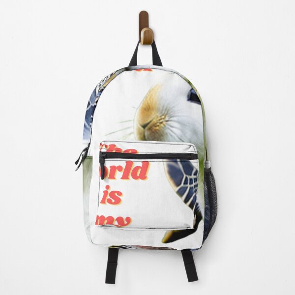 Item preview, The World Is My Oyster Slogan A Turtle Riding the rabbit back designed and sold by Myriam-BR.