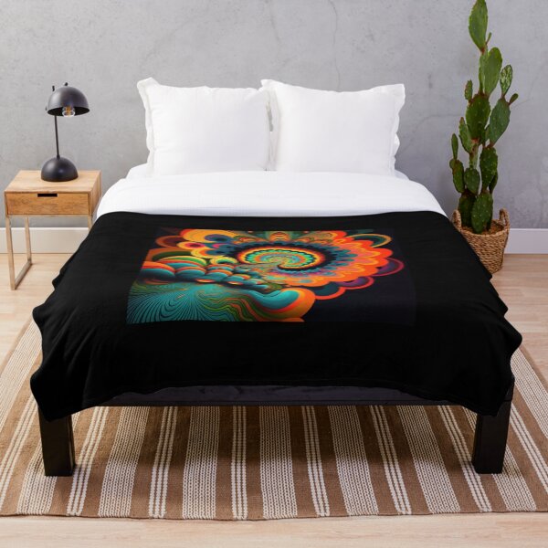 Item preview, Abstract Art in Psychedelic Colors designed and sold by WindCreation.