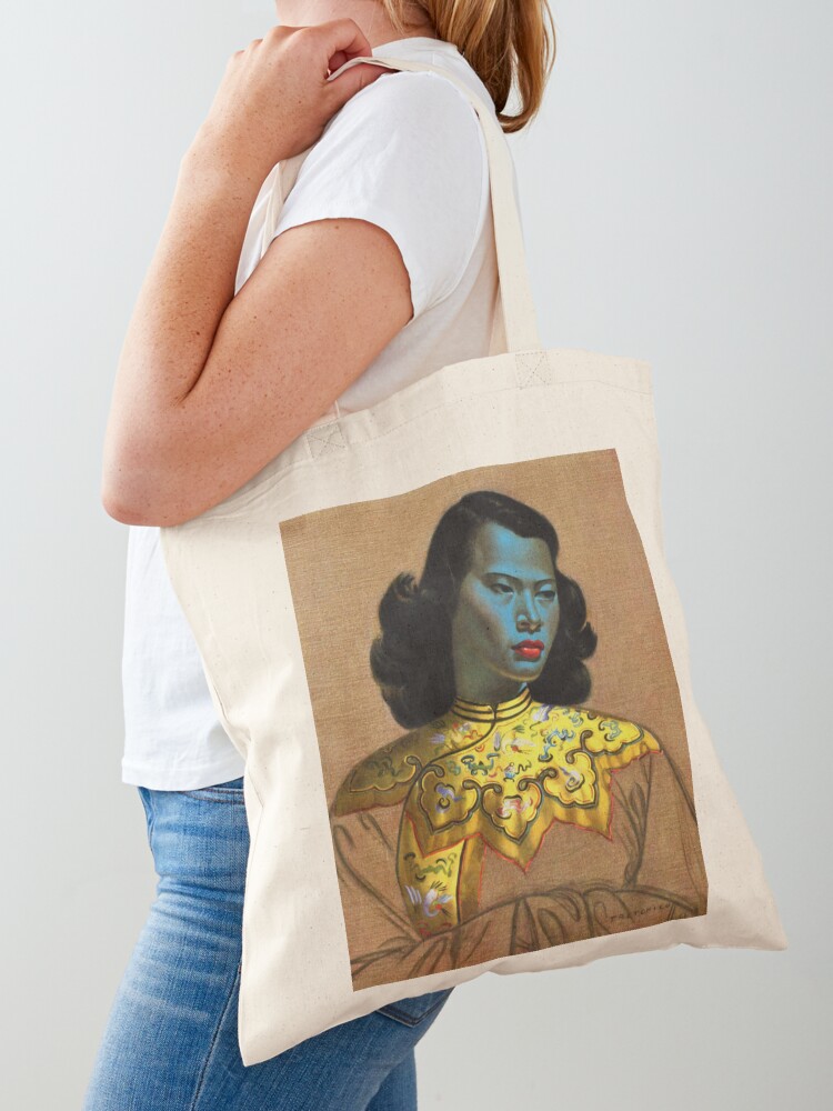 Asian girl portrait Tote Bag