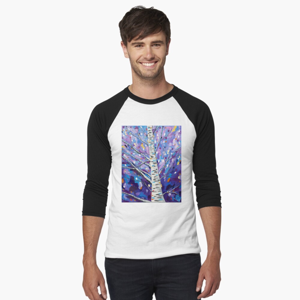 Item preview, Baseball ¾ Sleeve T-Shirt designed and sold by MeganEvansArt.