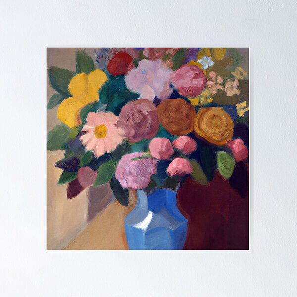 Aperçu de l'œuvre Ai-Generated, Luxuriant Floral créée et vendue par ArtPrintsAi.