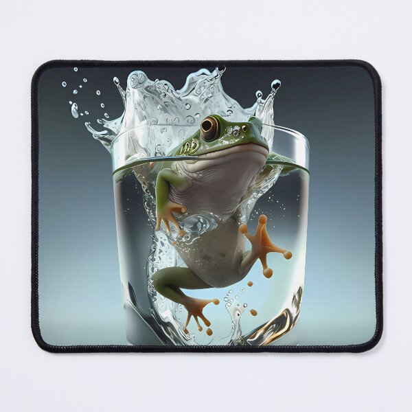 Item preview, Funny frog in a water glass designed and sold by SMILE88.