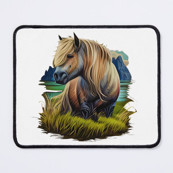 Item preview, Drawn Norwegian Fjord Horse - Horses 5 designed and sold by MLArtifex.