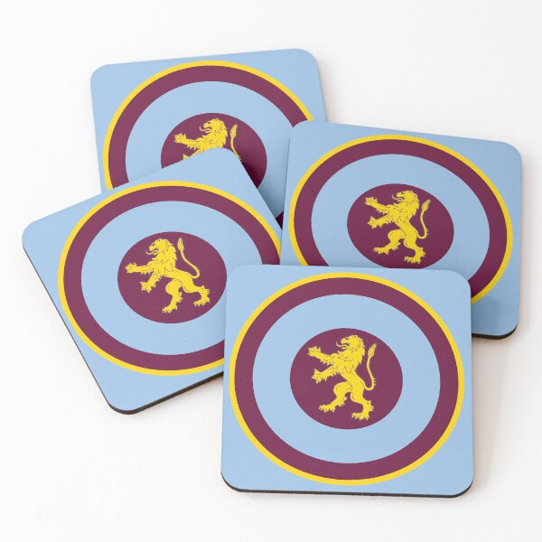Artikelvorschau, Villan Claret und Blue Retro Mod Roundel entworfen und verkauft von ModSupporters.
