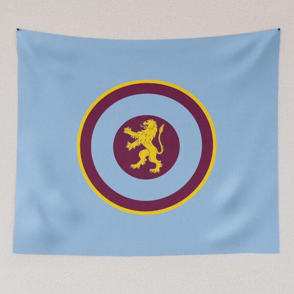 Artikelvorschau, Villan Claret und Blue Retro Mod Roundel entworfen und verkauft von ModSupporters.