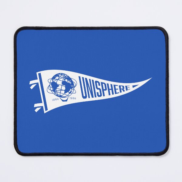 Item preview, 1964-65 New York World's Fair - Unisphere Pennant (White) designed and sold by deadmansupplyco.