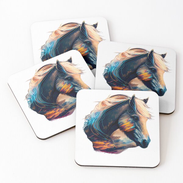 Item preview, Norwegian Fjord Horse Artwork - Horses 5 designed and sold by MLArtifex.