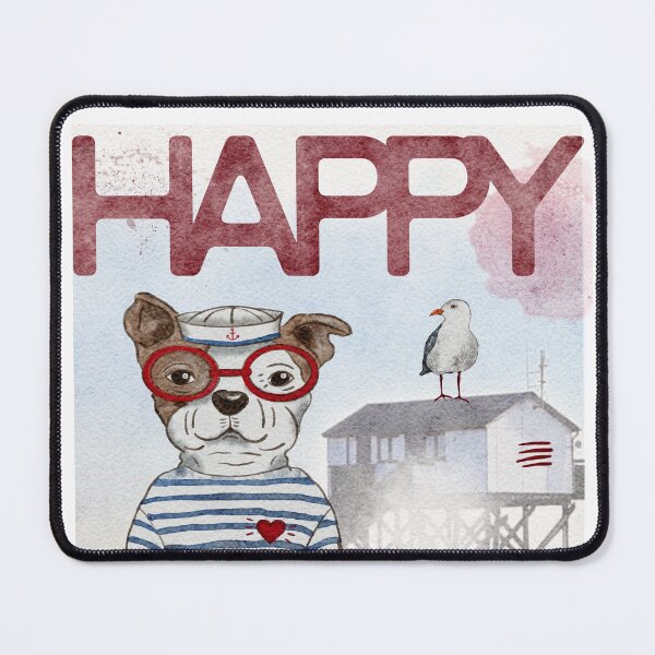 Item preview, Happy by the sea in St. Peter-Ording designed and sold by FrauBlaschi.