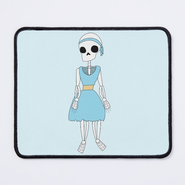 Item preview, Cute Skeley Wearing Light Blue designed and sold by StarEyedUnicorn.
