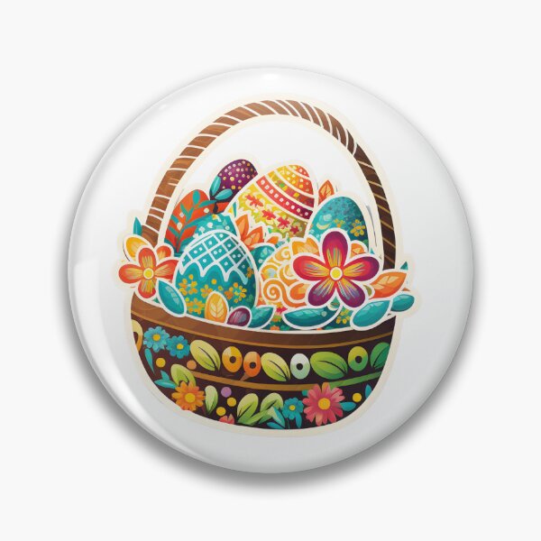 Item preview, Basket of Easter Eggs designed and sold by Liseri.