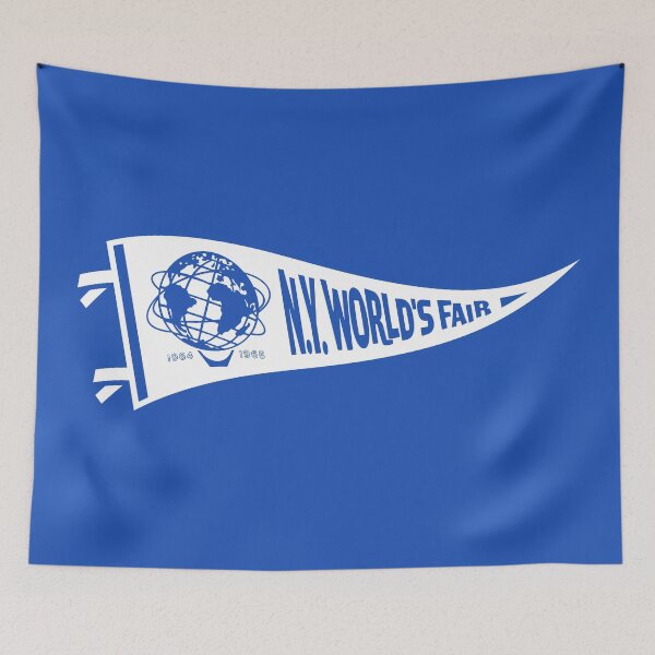 Item preview, 1964-65 New York World's Fair - Pennant (White) designed and sold by deadmansupplyco.