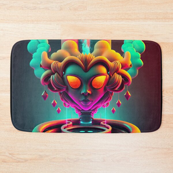 Item preview, Supermind Version F -  Incredible Psychedelic Abstract Vision of Transhumanist Future - very high resolution  - Original Artwork designed and sold by CloudofKnowing.
