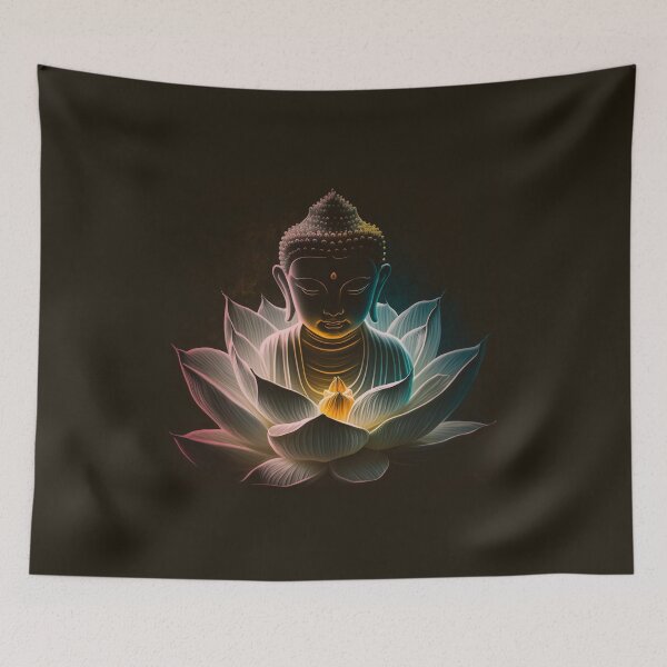 Item preview, Experience the Magic of AI Generated Buddha Decoration designed and sold by RetComly.