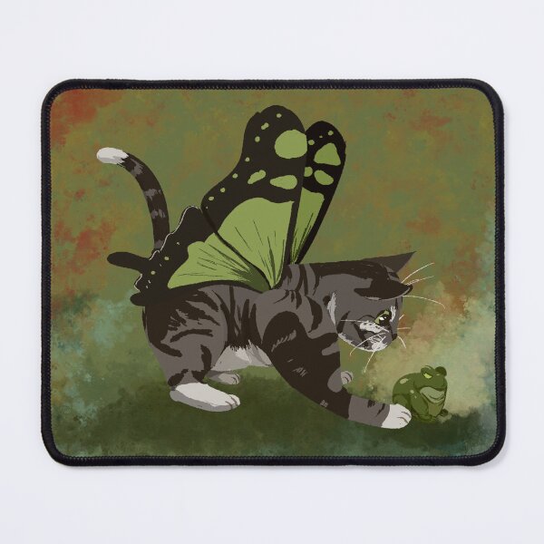 Item preview, Fairy cat playing with a frog designed and sold by LaFrew.