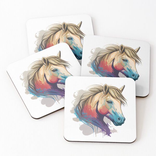 Item preview, Drawn Norwegian Fjord Horse Artwork - Horses 6 designed and sold by MLArtifex.