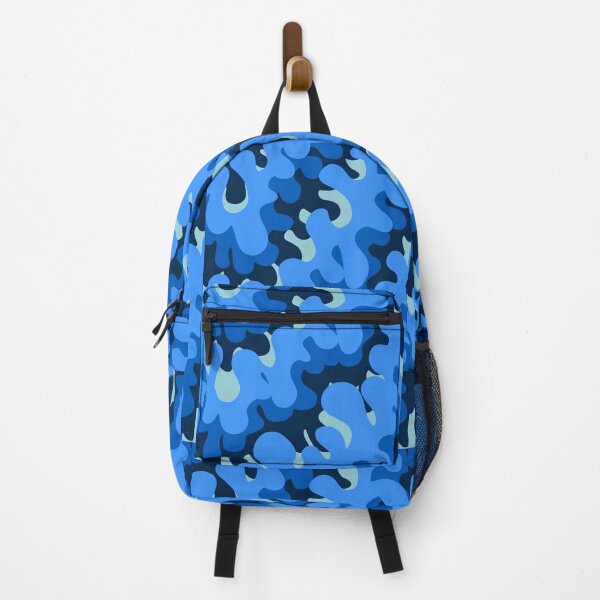 Item preview, Blue Camouflage Inspired Colors Wavy Pattern Design designed and sold by chloescalli17.