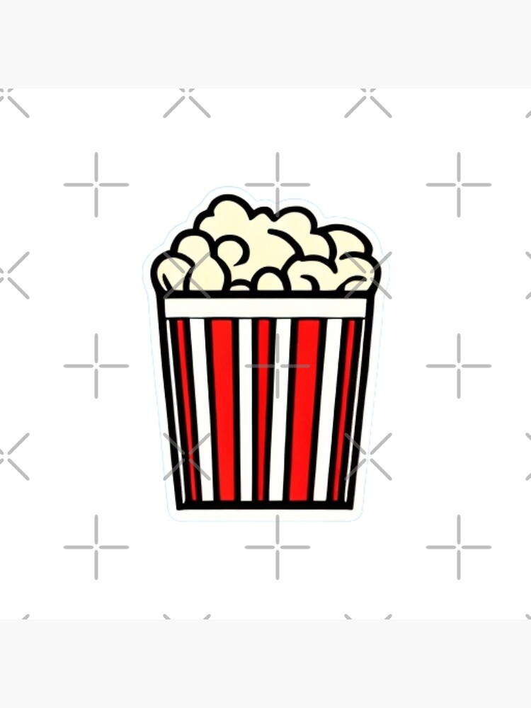 Disover Popcorn Panic - Popcorn Party - Popcorn Frenzy Premium Matte Vertical Poster