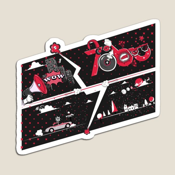 Tobu Comic Art Red Magnet
