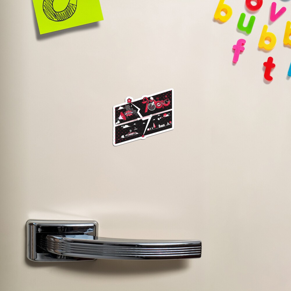 Tobu Comic Art Red Magnet