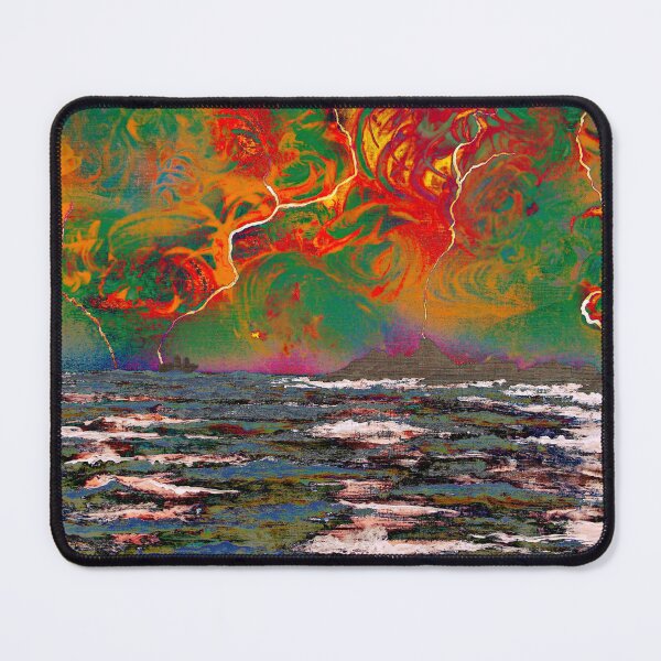 Item preview, Lightning over the ocean designed and sold by George Hutton Hunter.