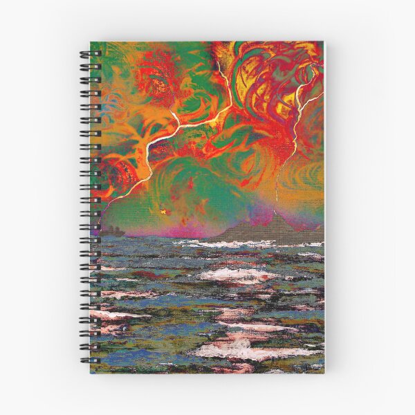 Item preview, Lightning over the ocean designed and sold by George Hutton Hunter.