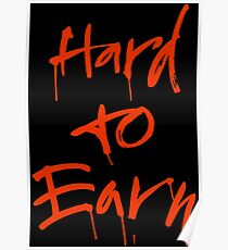 Póster HARD2EARNred