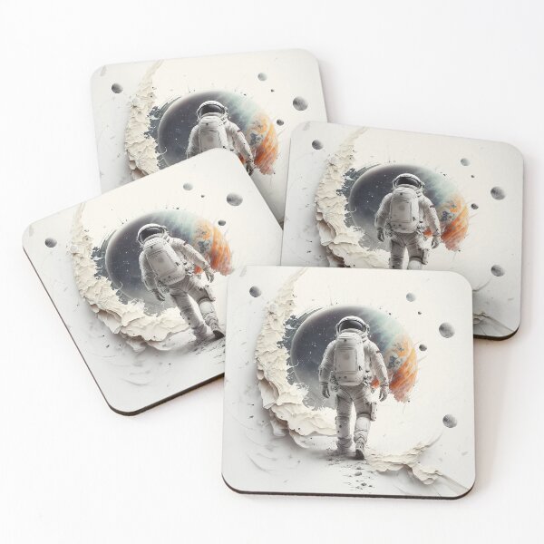 Item preview, Astronaut Going To Space - An Abstract Composition designed and sold by ByDigitalDream.