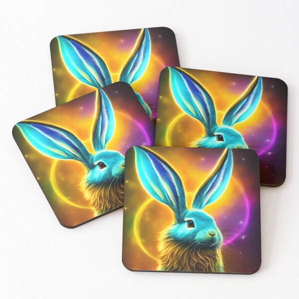 Item preview, Funny colorful bunny, designed and sold by Tw1nsAIArt.