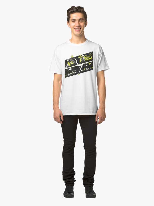 Alternate view of Tobu Yellow Comic Art Classic T-Shirt