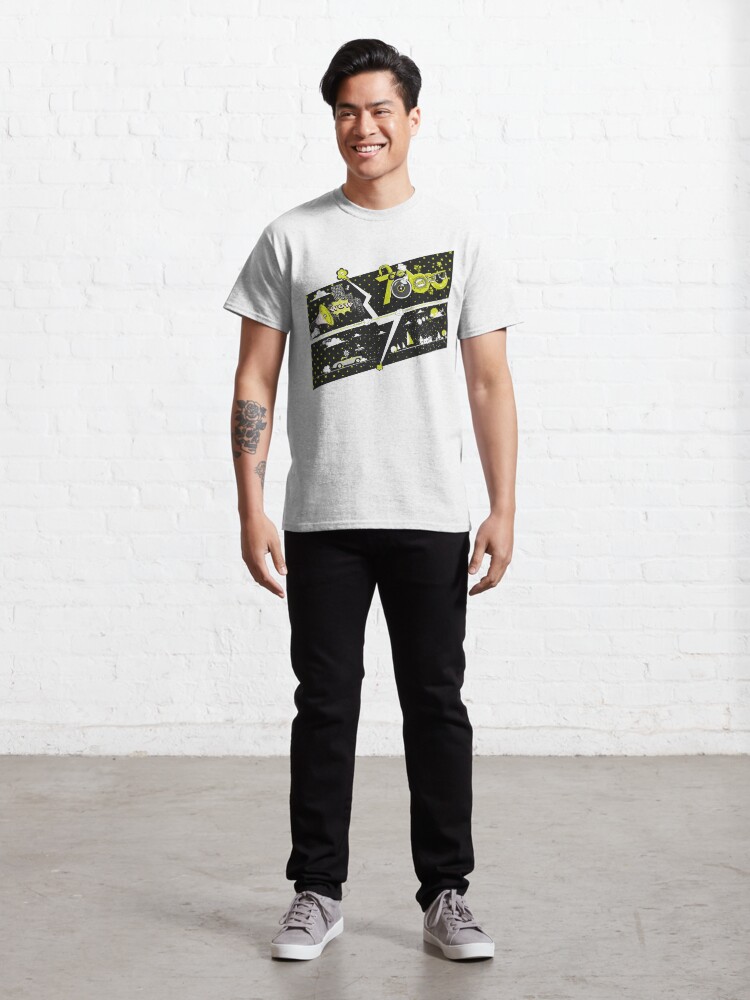 Alternate view of Tobu Yellow Comic Art Classic T-Shirt