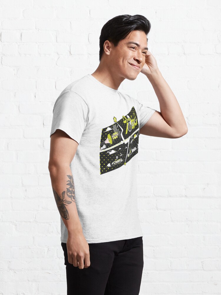 Alternate view of Tobu Yellow Comic Art Classic T-Shirt