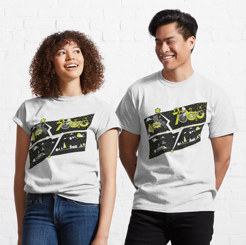 Tobu Yellow Comic Art Classic T-Shirt