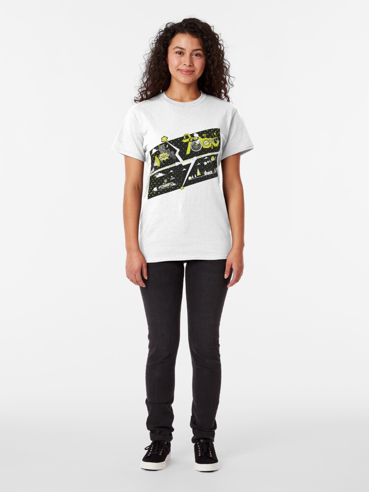 Alternate view of Tobu Yellow Comic Art Classic T-Shirt