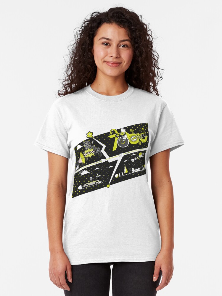 Alternate view of Tobu Yellow Comic Art Classic T-Shirt