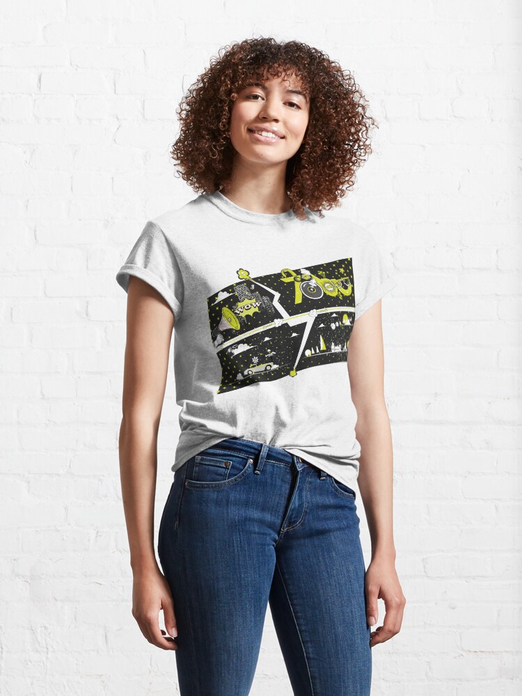 Alternate view of Tobu Yellow Comic Art Classic T-Shirt