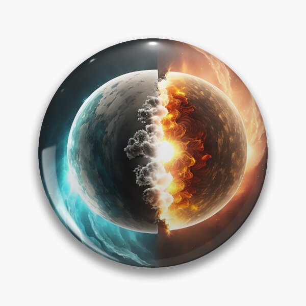 Item preview, Collision of two planets designed and sold by AloneARTS.