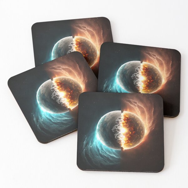 Item preview, Collision of two planets designed and sold by AloneARTS.