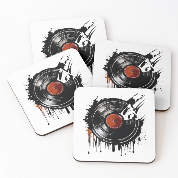 Item preview, Dripping Vintage Vinyl  designed and sold by EvyeniaArt.
