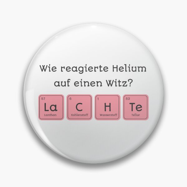 Item preview, How did Helium react to a joke? laughed designed and sold by AneMi2.