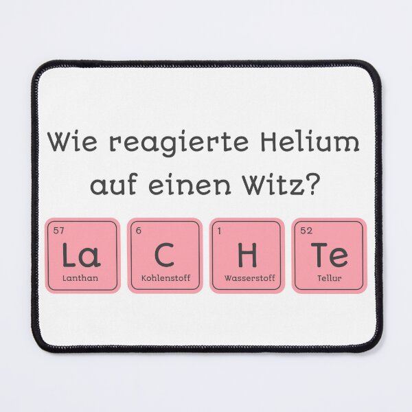 Item preview, How did Helium react to a joke? laughed designed and sold by AneMi2.