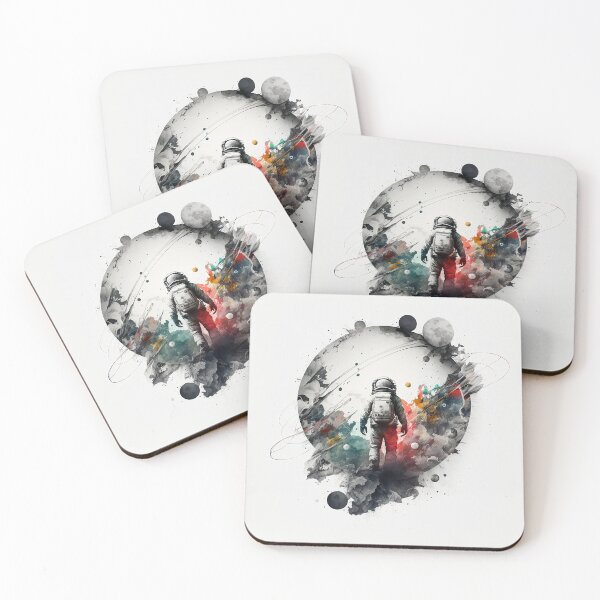 Item preview, Astronaut Entering Space - Epic Composition designed and sold by ByDigitalDream.